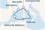Costa Smeralda - Baleáry, Itálie, Francie, Španělsko (Palma de Mallorca) Costa Smeralda - Baleáry, Itálie, Francie, Španělsko (Palma de Mallorca)